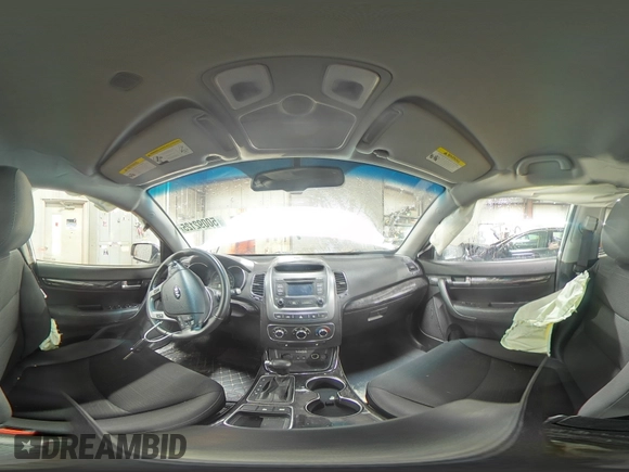 2014 Kia Sorento LX with VIN 5XYKT4A66EG440414, listed as a Copart auction lot 50092125 with 86,558 mi miles and Salvage Title. Bid and sale history available at carsss.com. Image 14.