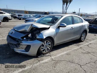 2013 Mazda 3 i Touring with VIN JM1BL1V89D1713497, listed as a Copart auction lot 66368935 with 93,593 mi miles and Salvage title. Bid and sale history available at DreamBid. Image 1.