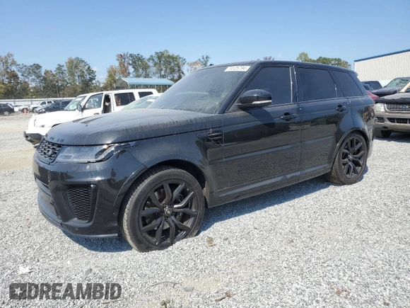 2019 Land Rover Range Rover Sport SVR with VIN SALWZ2SEXKA853080, listed as a Copart auction lot 74125794 with 52,855 mi miles and Salvage Title. Bid and sale history available at DreamBid. Image 1.