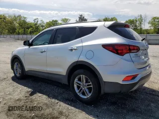 2017 Hyundai Santa Fe 2.4L with VIN 5XYZUDLB0HG415521, listed as a Copart auction lot 53700065 with 39,754 mi miles and Salvage title. Bid and sale history available at DreamBid. Image 2.