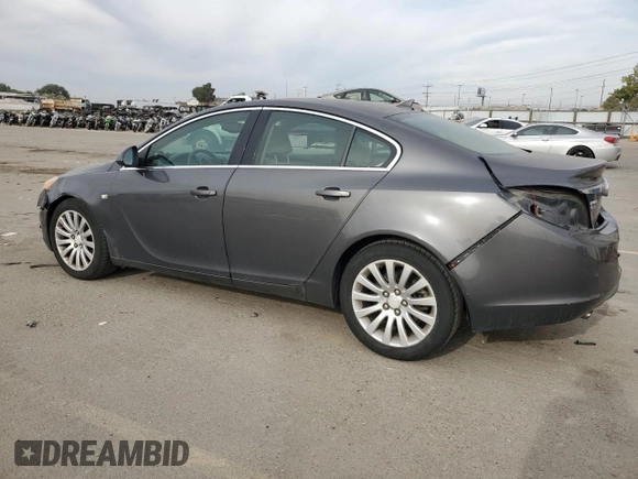 2011 Buick Regal CXL Turbo TO1 with VIN W04GV5EV9B1084036, listed as a Copart auction lot 75712394 with 141,318 mi miles and Salvage Title. Bid and sale history available at carsss.com. Image 2.