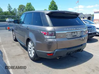 2015 Land Rover Range Rover Sport HSE z VIN SALWR2VF1FA531194, wystawiony jako IAAI lot #42344714 z przebiegiem 130 981 mil mil oraz . Historia ofert i sprzedaży dostępna na DreamBid. Obrazek 3.
