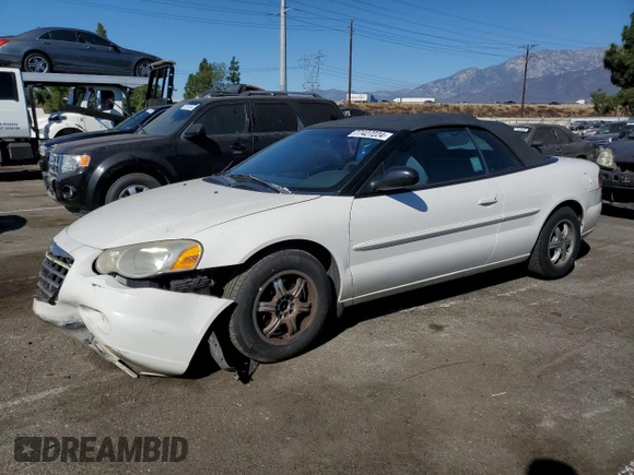 2005 Chrysler Sebring z VIN 1C3EL45X95N625585, wystawiony jako Copart lot #77427224 z przebiegiem 115 553 mil mil oraz Szkoda całkowita • Salvage title. Historia ofert i sprzedaży dostępna na DreamBid. Obrazek 1.