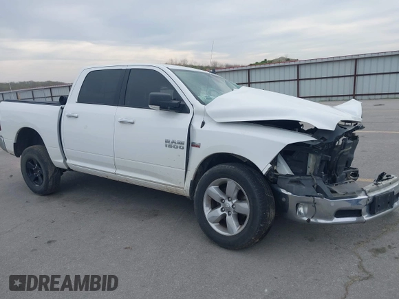 2017 Ram 1500 Big Horn with VIN 3C6RR7LT2HG637806, listed as a IAAI auction lot 42190901 with 93,226 mi miles and . Bid and sale history available at DreamBid. Image 1.