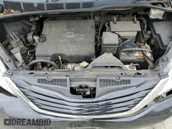 2012 Toyota Sienna LE AAS with VIN 5TDKK3DC7CS257912, listed as a Copart auction lot 58264265 with Not provided miles and Salvage title. Bid and sale history available at DreamBid. Image 12.
