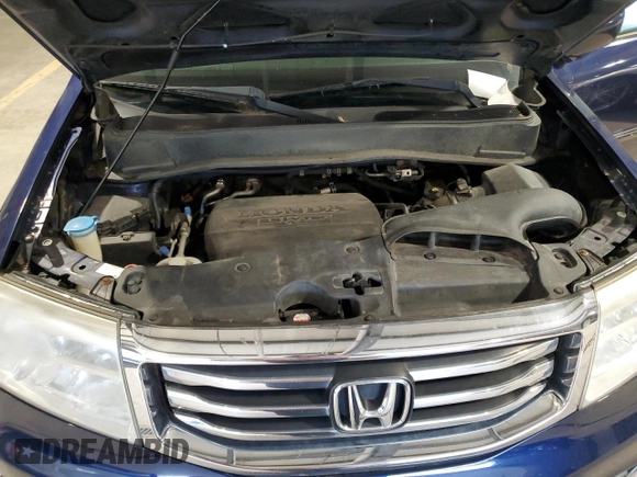 2013 Honda Pilot Touring with VIN 5FNYF4H92DB040292, listed as a Copart auction lot 66373005 with 191,692 mi miles and Clean title. Bid and sale history available at DreamBid. Image 12.
