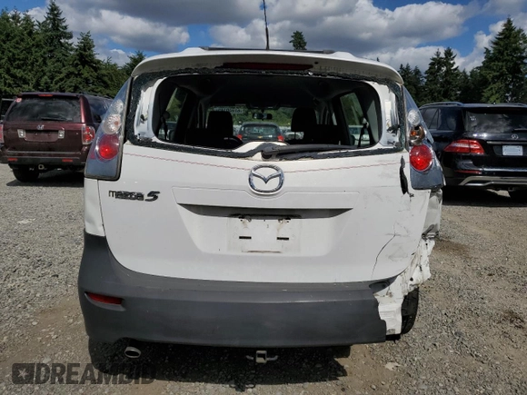 2007 Mazda 5 Touring with VIN JM1CR293970145575, listed as a Copart auction lot 62800145 with 139,286 mi miles and Salvage title. Bid and sale history available at DreamBid. Image 6.