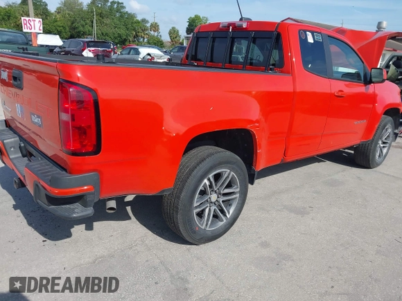 2021 Chevrolet Colorado 2WD Work Truck z VIN 1GCHSBEA9M1154037, wystawiony jako IAAI lot #42084993 z przebiegiem 41 710 mil mil oraz . Historia ofert i sprzedaży dostępna na DreamBid. Obrazek 4.