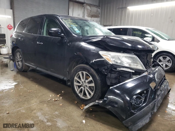 2014 Nissan Pathfinder S with VIN 5N1AR2MN9EC725500, listed as a Copart auction lot 79561404 with 144,876 mi miles and Salvage Title. Bid and sale history available at carsss.com. Image 4.