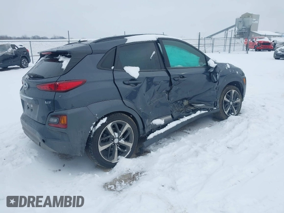 2018 Hyundai Kona Ultimate with VIN KM8K53A5XJU067989, listed as a IAAI auction lot 41564887 with 49,025 mi miles. Bid and sale history available at carsss.com. Image 4.