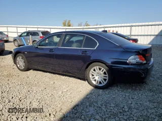 2004 BMW 7 Series 745Li with VIN WBAGN63414DS51056, listed as a Copart auction lot 75482784 with 184,248 mi miles and Clean Title. Bid and sale history available at carsss.com. Image 2.