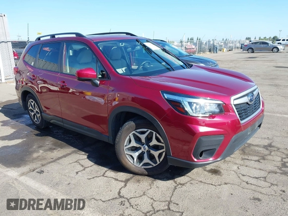 2020 Subaru Forester Premium with VIN JF2SKAGC7LH541191, listed as a IAAI auction lot 42496121 with 99,753 mi miles and . Bid and sale history available at DreamBid. Image 1.