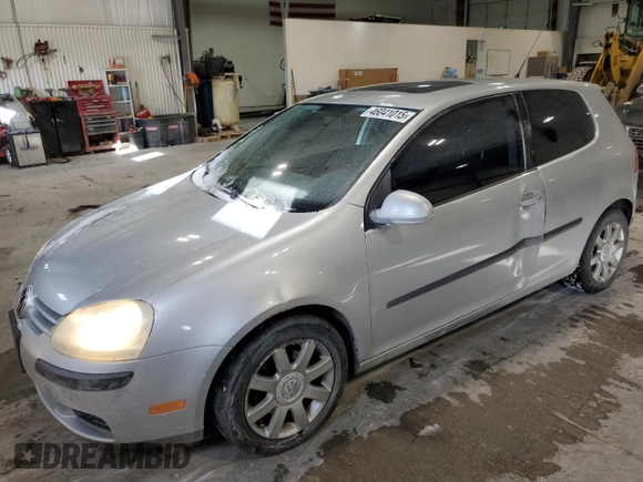 2009 Volkswagen Rabbit S with VIN WVWBB71K29W003438, listed as a Copart auction lot 46041015 with 128,351 mi miles and Clean title. Bid and sale history available at DreamBid. Image 1.
