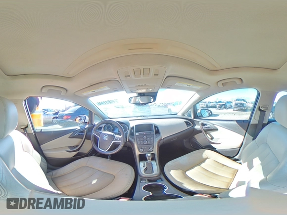 2015 Buick Verano Group with VIN 1G4PS5SK3F4197747, listed as a Copart auction lot 46801945 with 104,290 mi miles and Salvage title. Bid and sale history available at DreamBid. Image 12.
