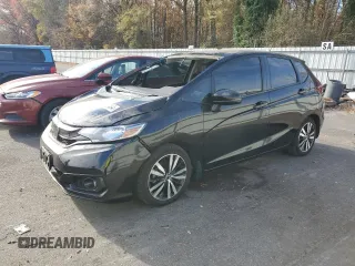 2018 Honda Fit EX-L with VIN 3HGGK5H93JM712611, listed as a Copart auction lot 76383484 with 125,072 mi miles and Salvage Title. Bid and sale history available at carsss.com. Image 1.