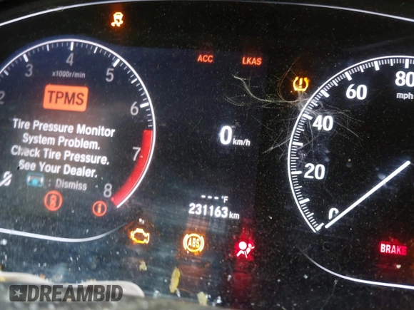 2019 Honda Accord Sport with VIN 1HGCV1F35KA115665, listed as a IAAI auction lot 42075601 with 231,163 mi miles and . Bid and sale history available at DreamBid. Image 14.