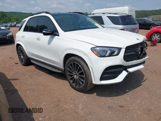 2022 Mercedes-Benz GLE 350 with VIN 4JGFB4JB7NA722297, listed as a IAAI auction lot 42386158 with 51,102 mi miles and . Bid and sale history available at DreamBid. Image 1.