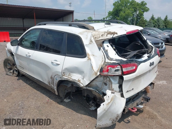 2017 Jeep Cherokee Trailhawk with VIN 1C4PJMBSXHW657446, listed as a IAAI auction lot 42406437 with 158,351 mi miles and . Bid and sale history available at DreamBid. Image 3.