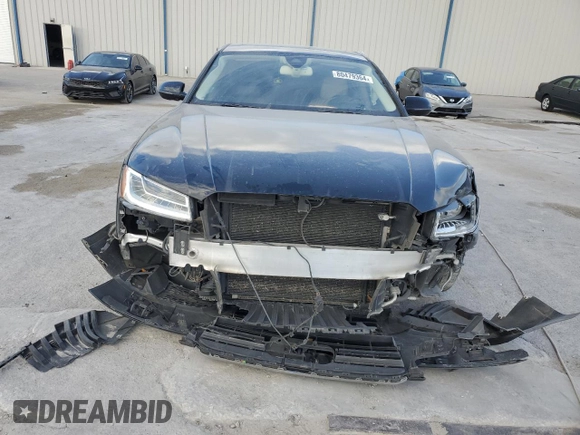 2017 Audi A8 L with VIN WAU44AFD1HN012059, listed as a Copart auction lot 80479364 with 126,890 mi miles and Salvage Title. Bid and sale history available at carsss.com. Image 5.