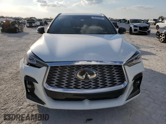 2023 Infiniti QX55 Luxe z VIN 3PCAJ5JR2PF124617, wystawiony jako Copart lot #43181985 z przebiegiem 12 809 mil mil oraz Nie do naprawy • Non repairable. Historia ofert i sprzedaży dostępna na DreamBid. Obrazek 5.