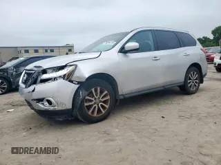 2014 Nissan Pathfinder SL with VIN 5N1AR2MM5EC635011, listed as a Copart auction lot 58094725 with 190,014 mi miles and Salvage title. Bid and sale history available at DreamBid. Image 1.