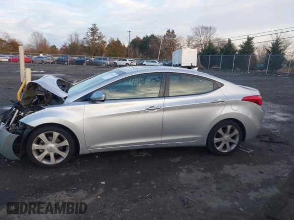 2013 Hyundai Elantra Limited with VIN 5NPDH4AE8DH240093, listed as a IAAI auction lot 41134057 with 131,567 mi miles and . Bid and sale history available at DreamBid. Image 14.