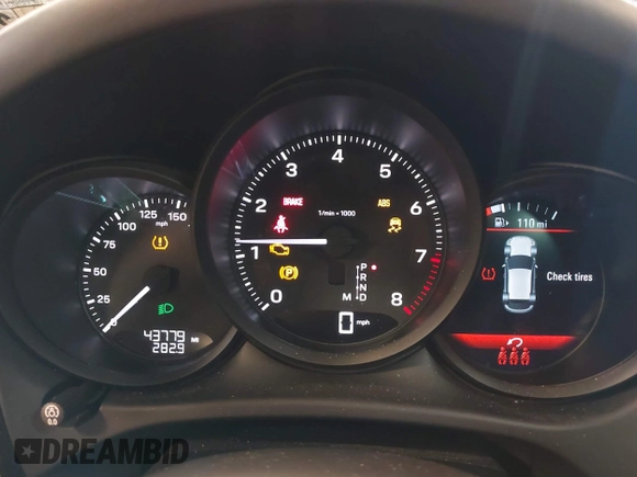 2022 Porsche Macan with VIN WP1AA2A54NLB03594, listed as a IAAI auction lot 41696623 with 43,779 mi miles and . Bid and sale history available at DreamBid. Image 7.