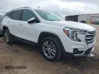 2024 GMC Terrain SLT z VIN 3GKALPEG9RL137761, wystawiony jako IAAI lot #41514019 z przebiegiem 34 159 mil mil oraz . Historia ofert i sprzedaży dostępna na DreamBid. Obrazek 1.