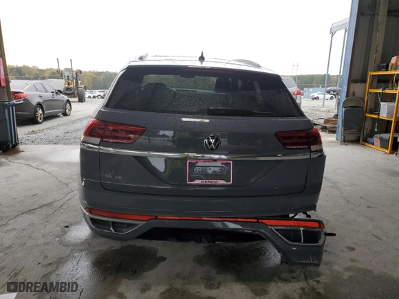 2021 Volkswagen Atlas Cross Sport 3.6L V6 SE w/Technology R-Line with VIN 1V2PE2CA8MC232137, listed as a Copart auction lot 80521554 with 32,664 mi miles and Salvage Title. Bid and sale history available at carsss.com. Image 6.