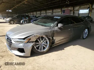 2019 Audi A7 Premium Plus с VIN WAUR2AF21KN059061, выставлен на аукционе Copart как лот 56819825 с пробегом 51 940 миль миль и Списание • Salvage title. История ставок и продаж доступна на DreamBid. Изображение 1.