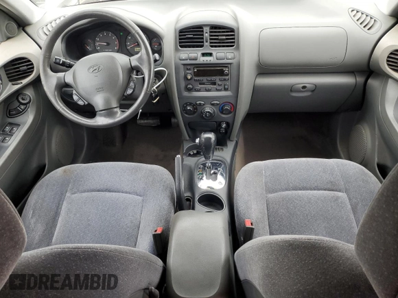 2004 Hyundai Santa Fe GLS with VIN KM8SC13D94U584316, listed as a Copart auction lot 46545185 with 107,682 mi miles and Salvage Title. Bid and sale history available at carsss.com. Image 8.