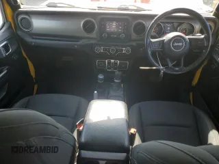 2021 Jeep Wrangler Unlimited Sport with VIN 1C4HJXKN4MW606809, listed as a Copart auction lot 56288484 with 59,561 mi miles and Salvage title. Bid and sale history available at DreamBid. Image 8.