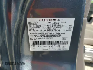 2011 Ford Escape XLS с VIN 1FMCU0C73BKC27969, выставлен на аукционе Copart как лот 55333065 с пробегом 58 535 миль миль и Списание • Salvage title. История ставок и продаж доступна на DreamBid. Изображение 13.