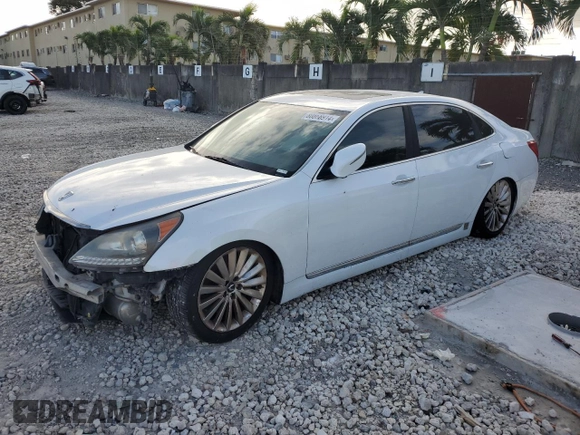 2016 Hyundai Equus Signature with VIN KMHGH4JH3GU101342, listed as a Copart auction lot 80868914 with 93,381 mi miles and Clean title. Bid and sale history available at DreamBid. Image 1.