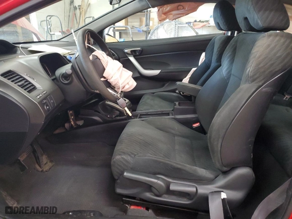2009 Honda Civic Cpe EX with VIN 2HGFG128X9H522126, listed as a Copart auction lot 53390195 with 133,267 mi miles and Salvage Title. Bid and sale history available at carsss.com. Image 7.