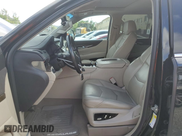 2018 Cadillac Escalade Luxury z VIN 1GYS3BKJ6JR351276, wystawiony jako Copart lot #78414324 z przebiegiem Nie podano mil oraz Szkody całkowita. Historia ofert i sprzedaży dostępna na DreamBid. Obrazek 7.