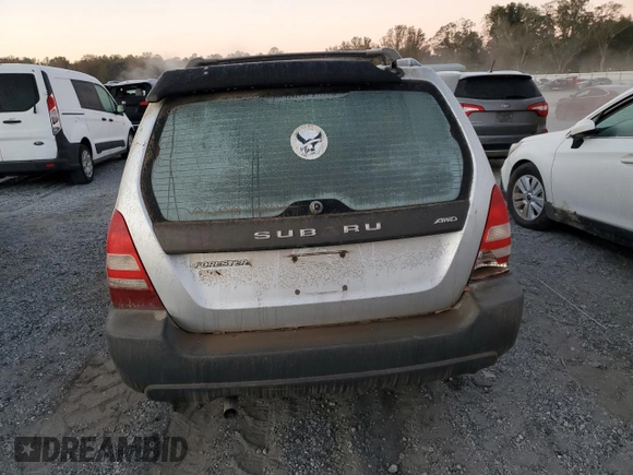 2003 Subaru Forester X with VIN JF1SG63653H718081, listed as a Copart auction lot 76285394 with 0 mi miles and Salvage Title. Bid and sale history available at carsss.com. Image 6.