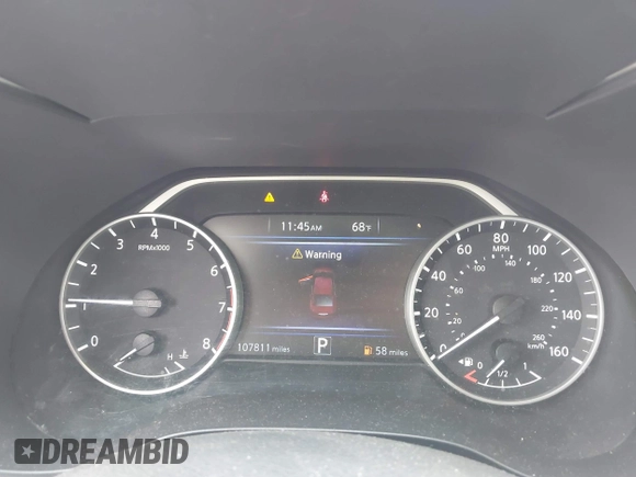 2017 Nissan Maxima SL with VIN 1N4AA6AP9HC396154, listed as a IAAI auction lot 41908840 with 107,811 mi miles and . Bid and sale history available at DreamBid. Image 7.