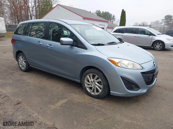 2012 Mazda Mazda5 Sport with VIN JM1CW2BL0C0141119, listed as a IAAI auction lot 42073200 with 142,805 mi miles. Bid and sale history available at carsss.com. Image 1.