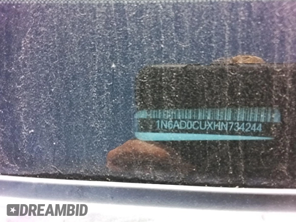 2017 Nissan Frontier SV with VIN 1N6AD0CUXHN734244, listed as a IAAI auction lot 42621115 with 128,130 mi miles and . Bid and sale history available at DreamBid. Image 18.