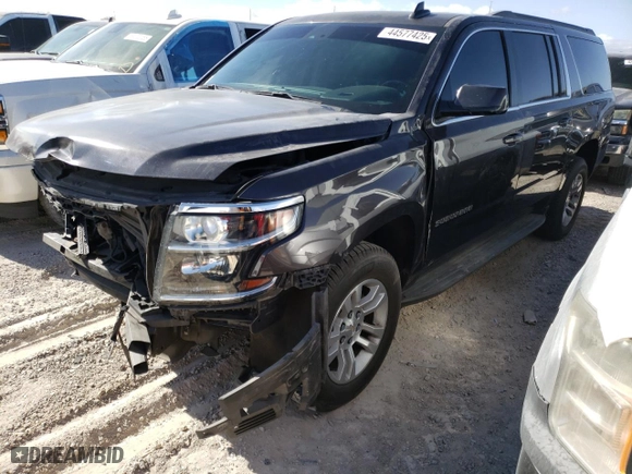 2017 Chevrolet Suburban LT with VIN 1GNSKHKCXHR171619, listed as a Copart auction lot 44577425 with NaN miles and Salvage Title. Bid and sale history available at carsss.com. Image 1.