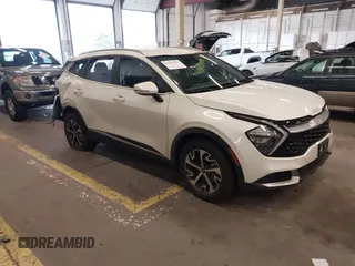 2023 Kia Sportage Hybrid EX with VIN KNDPVCAG7P7081139, listed as a IAAI auction lot 41859785 with 22,722 mi miles. Bid and sale history available at carsss.com. Image 1.