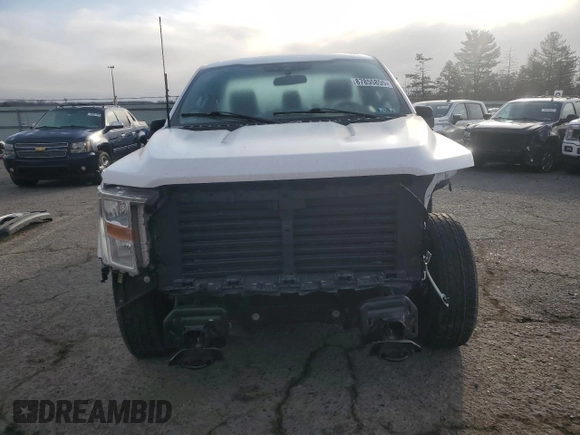 2022 Ford F-150 XL with VIN 1FTMF1EB3NKD69950, listed as a Copart auction lot 87855855 with 37,001 mi miles and Salvage title. Bid and sale history available at DreamBid. Image 5.