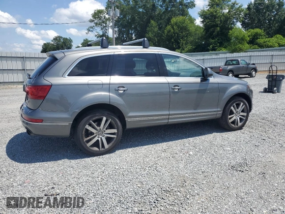 2014 Audi Q7 Premium Plus with VIN WA1LGAFE6ED014979, listed as a Copart auction lot 61958095 with 120,754 mi miles and Clean title. Bid and sale history available at DreamBid. Image 3.