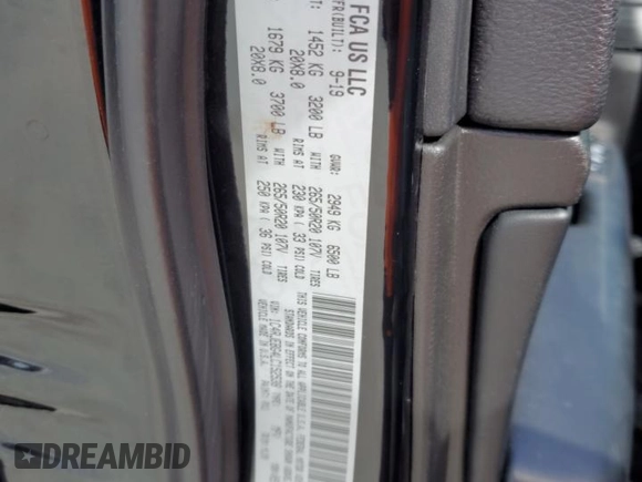 2020 Jeep Grand Cherokee Limited с VIN 1C4RJEBG4LC152538, выставлен на аукционе Copart как лот 60890395 с пробегом 45 779 миль миль и На запчасти • Non repairable. История ставок и продаж доступна на DreamBid. Изображение 13.