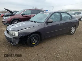 2002 Hyundai Elantra GLS z VIN KMHDN45D42U292698, wystawiony jako Copart lot #52349925 z przebiegiem 99 424 mil mil oraz Szkoda całkowita • Salvage title. Historia ofert i sprzedaży dostępna na DreamBid. Obrazek 1.