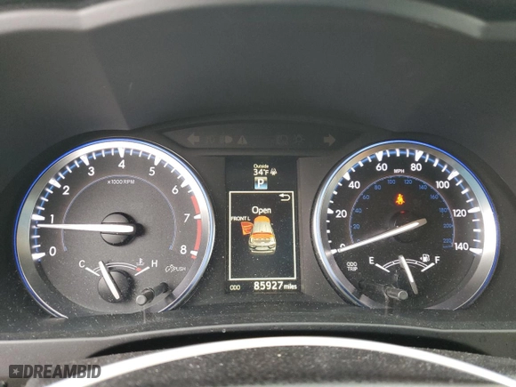2015 Toyota Highlander Limited with VIN 5TDDKRFH8FS206895, listed as a Copart auction lot 44182455 with 85,927 mi miles and Salvage Title. Bid and sale history available at carsss.com. Image 9.