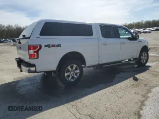 2019 Ford F-150 XL with VIN 1FTFW1E5XKFC17414, listed as a Copart auction lot 54136535 with 85,336 mi miles and Salvage Title. Bid and sale history available at carsss.com. Image 3.