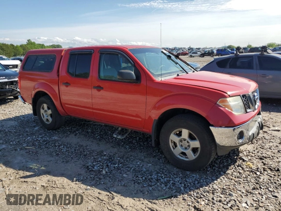 2005 Nissan Frontier LE with VIN 1N6AD07W15C443067, listed as a Copart auction lot 57390495 with 128,956 mi miles and Clean title. Bid and sale history available at DreamBid. Image 4.