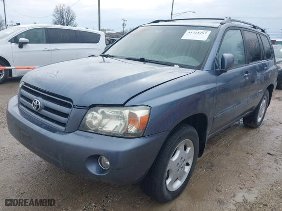 2006 Toyota Highlander w/3rd Row with VIN JTEEP21A960187229, listed as a IAAI auction lot 41723497 with 151,983 mi miles. Bid and sale history available at carsss.com. Image 2.